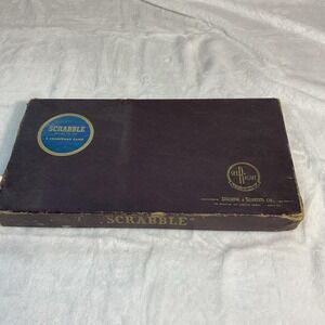 Vintage 1953 Selright Co. Scrabble Board Game In Original Box‎